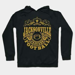 Vintage Retro Jacksonville Jaguars Football Hoodie